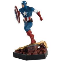 Estátua Marvel Vs. 1:16 Dynamic Statue Captain America Eaglemoss