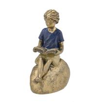 Estatua menino decorativo - expressione