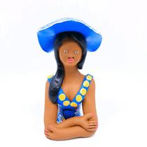 Estátua Namoradeira M - Escultura em Cerâmica de Caruaru