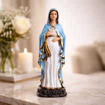 Estátua Nossa Senhora Grávida Em Resina Premium 20 Cm ! Realista Estátua Nossa Senhora Grávida Em Resina Premium 20 Cm ! Realista