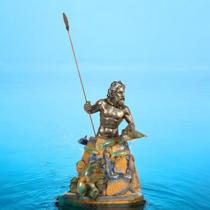 Estátua Poseidon em Resina 30cm Deus dos Mares Estátua Poseidon em Resina 30cm Deus dos Mares