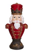 Estátua Quebra-Nozes - 31cm Vermelho - Tokdacasa