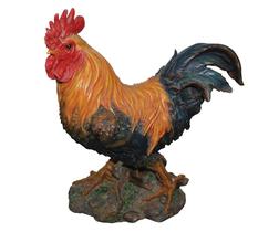 Estátua Rooster Garden Hi-Line Gift Ltd 46 cm H Outdoor
