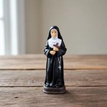 Estátua Santa Rita De Cássia P/ Bolsa Em Borracha Resistente Realista Estátua Santa Rita De Cássia P/ Bolsa Em Borracha Resistente Realista