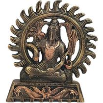 Estátua Shiva No Círculo De Fogo 19Cm 14029 - Mana Om By Ello
