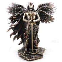 Estátuas de resina Bronzed SERIPHIM Estátua do anjo do anjo de seis asas