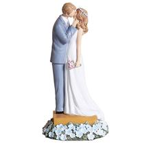Estátuas, noiva e noivo, casal de noivos, resina de 21 cm