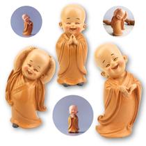 Estatuas Trio Buda Esculturas Pequenas Para Decoração 3Uni
