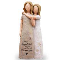 Estatueta Acowspt Mom, presentes de aniversário da Daughter Resin, 14,5 cm Estatueta Acowspt Mom, presentes de aniversário da Daughter Resin, 14,5 cm