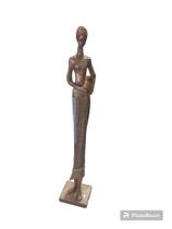 Estatueta Africana De Gesso