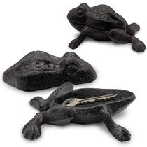 Estatueta AZ-Homey Cast Iron Frog Hidden Key Holder