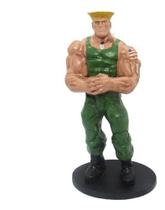 Estatueta Boneco Resina Action Figure Guile Street Fighter
