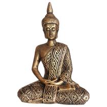 Estatueta Buda Hindu Médio Cor Dourado