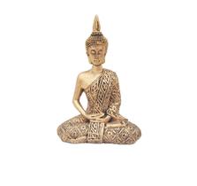 Estatueta Buda Hindu Médio Cor Dourado - Hp Decor