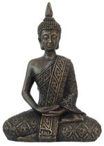 Estatueta Buda Hindu Médio Cor Ouro Velho