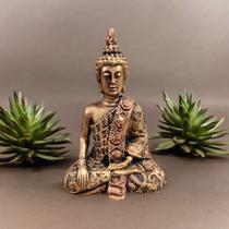 Estatueta Buda Hindu Tibetano Meditando Pequeno Decorado