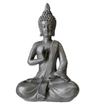 Estatueta buda rustico de resina grande buda tibetano buda sidarta hindu namastê chakras meditação - Espressione