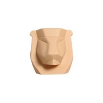 Estatueta Cabeça de Leão em Cerâmica Decorativo Home Galak Estatueta Cabeça de Leão em Cerâmica Decorativo Home Galak