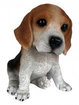 Estatueta Cachorro Beagle Pequeno de Resina