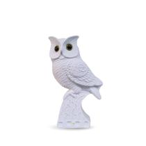 Estatueta Coruja no Tronco 16 Cm Gesso Premium Ideal P/ Decoração DIY ou Presente VÁRIAS VARIEDADES