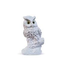 Estatueta Coruja no Tronco 18 Cm Gesso Premium Ideal P/ Decoração DIY ou Presente VÁRIAS VARIEDADES