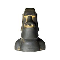 Estatueta criativa de resina de estátua de Moai da Ilha de Páscoa de 4 polegadas
