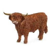 Estatueta de animais Schleich Farm World Highland Bull Cow Kids 3+