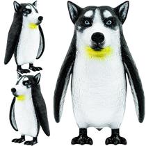 Estatueta de animal Toy Randimals P-Dawg Penguin & Husky Dog Estatueta de animal Toy Randimals P-Dawg Penguin & Husky Dog