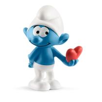 Estatueta de brinquedo Schleich Smurfs Smurf with Heart Retro Toys