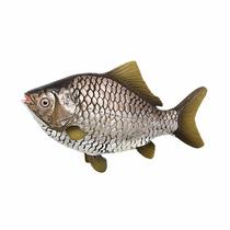 Estatueta de carpa Koi em PVC modelo de peixe de água doce para aquário