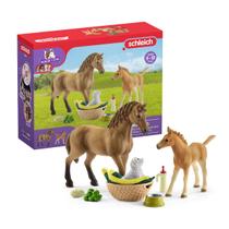 Estatueta de cuidado animal Playset Schleich Horse Club 42432