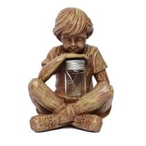 Estatueta de escultura e estátua Little Boy God Boy para desktop doméstico