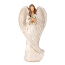 Estatueta de escultura Hodao Praying Angel, resina de 22,6 cm para presente
