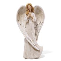 Estatueta de escultura Hodao Praying Angel, resina de 22,6 cm para presentes