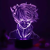 Estatueta de luz noturna My Hero Academia Hawks 3D Anime
