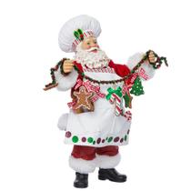 Estatueta de Papai Noel do Chef de Natal Kurt Adler Fabriche 30cm Estatueta de Papai Noel do Chef de Natal Kurt Adler Fabriche 30cm