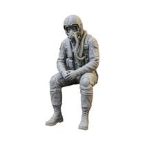 Estatueta De Piloto Vintage Minimalista Impressa Em 3D, Ornamento De Mesa Para Decoração De Quarto E