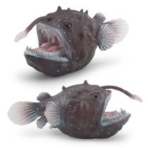 Estatueta de PVC Anglerfish realista de 13,5 cm para crianças e decoração Estatueta de PVC Anglerfish realista de 13,5 cm para crianças e decoração