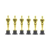 Estatueta De Recompensa De Troféus Dourados, Brinquedo 6 Peças, Acessórios De Decoração De Cozimento