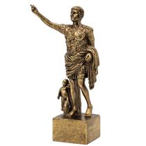 Estatueta de resina Estátua do Imperador Romano 18cm - 217,8g