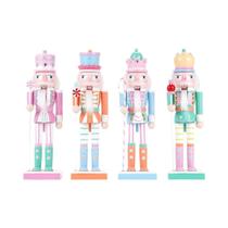 Estatueta De Soldado Quebra-Nozes De Madeira De 25cm, Boneco Artesanal, Brinquedo, Presente De Natal Estatueta De Soldado Quebra-Nozes De Madeira De 25cm, Boneco Artesanal, Brinquedo, Presente De Natal