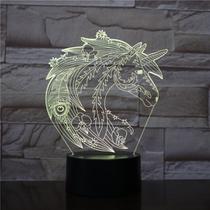 Estatueta de unicórnio USB Night Light para quarto infantil
