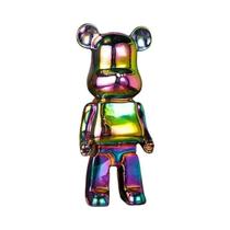 Estatueta De Urso Estética Em Cerâmica, Escultura De Urso Violento, Decoração Para Mesa De Sala De