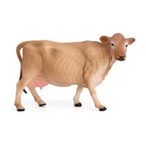 Estatueta de vaca realista em PVC, modelo de animal de fazenda, brinquedo para crianças