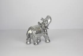 Estatueta Decoração Animal Premium Elefante Espelhado Estatueta Decoração Animal Premium Elefante Espelhado