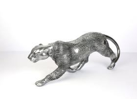 Estatueta Decoração Animal Premium Leopardo Andando Estatueta Decoração Animal Premium Leopardo Andando