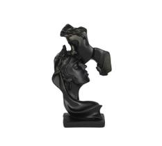 Estatueta Decoração Casal Premium Beijo Alma Gêmea Estatueta Decoração Casal Premium Beijo Alma Gêmea