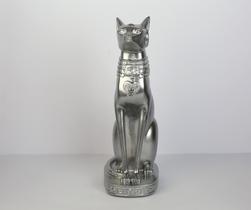 Estatueta Decoração Egípcia Premium Gato Egípcio