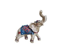 Estatueta Decoração Elefante Indiano Da Sorte Decorado
