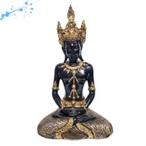 Estatueta Decorativa Buda Hindu Tailandês Meditação Resina 31 CM